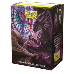 Dragon Shield: Standard 100ct Brushed Art Sleeves - Valentine Dragons (2022)