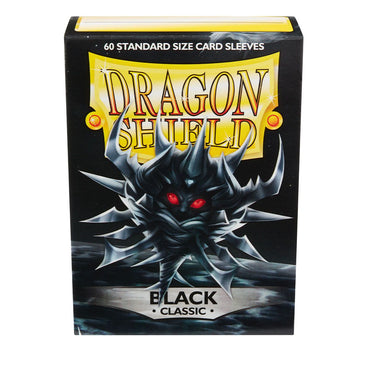 Dragon Shield: Standard 60ct Sleeves - Black (Classic)