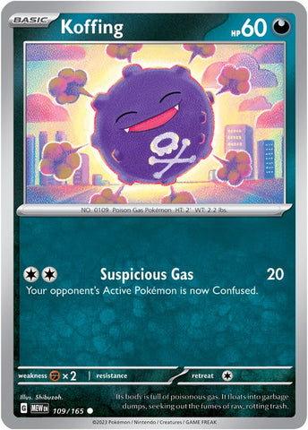 Koffing (109/165) [Scarlet & Violet 151]