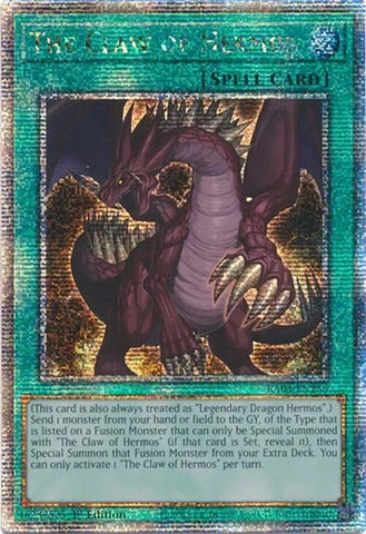 The Claw of Hermos [RA04-EN256] Quarter Century Secret Rare