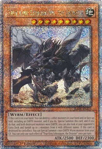 True King Lithosagym, the Disaster [RA04-EN275] Quarter Century Secret Rare
