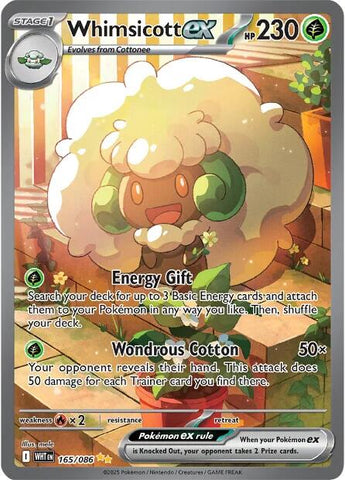 Whimsicott ex (165/086) [Scarlet & Violet: White Flare]