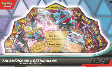 Salamence ex & Reshiram ex Premium Collection ( One Per Client )