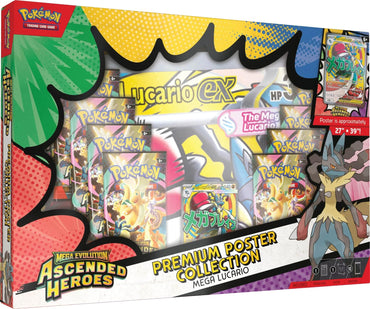 Mega Evolution: Ascended Heroes - Premium Poster Collection (Mega Lucario)(MAX 1)