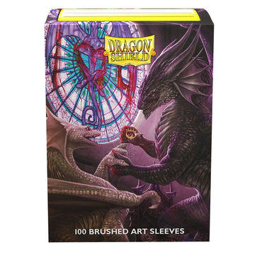 Dragon Shield: Standard 100ct Brushed Art Sleeves - Valentine Dragons (2022)