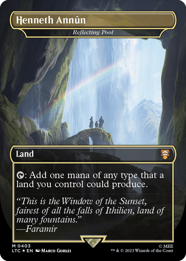 Reflecting Pool - Henneth Annun (Surge Foil Realms and Relics) [The Lord of the Rings: Tales of Middle-Earth Commander]