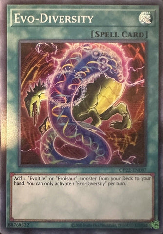 Evo-Diversity [OP22-EN007] Super Rare
