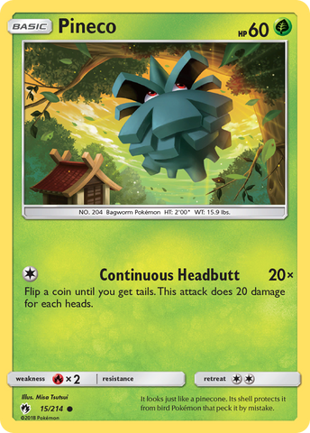 Pineco (15/214) [Sun & Moon: Lost Thunder]