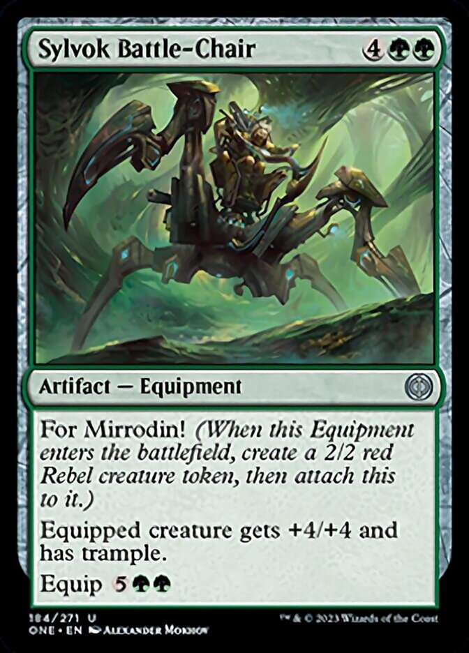 Sylvok Battle-Chair [Phyrexia: All Will Be One]