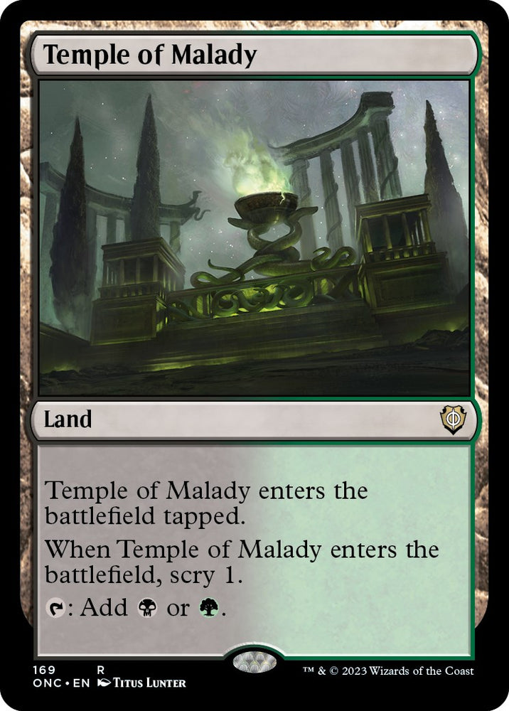 Temple of Malady [Phyrexia: All Will Be One Commander]