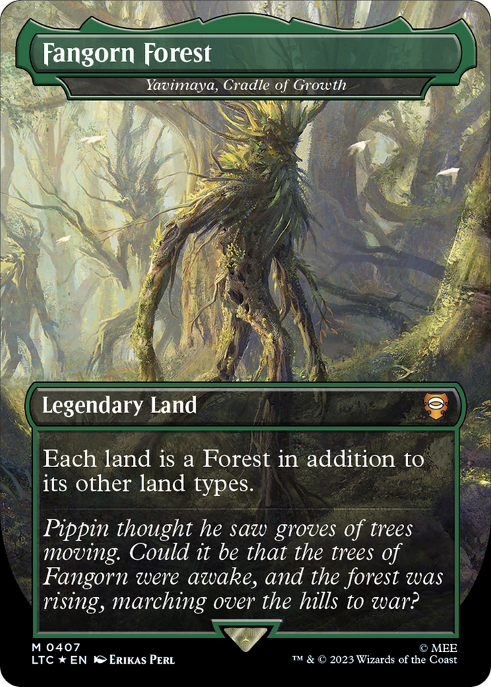 Yavimaya, Cradle of Growth - Fangorn Forest (Surge Foil Realms and Relics) [The Lord of the Rings: Tales of Middle-Earth Commander]